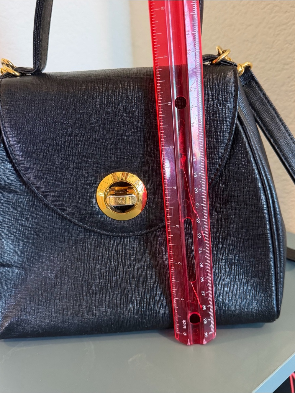 Givenchy 2-Way Saffiano Leather Crossbody Bag - Picture 15 of 17